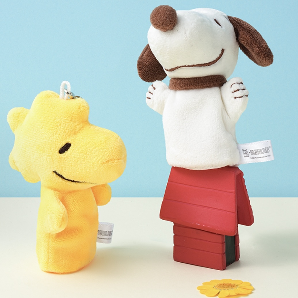 SNOOPY X 久木 SO COOL 好朋友 手指玩偶 史努比 絨毛吊飾 兩入一組 陪伴 治癒