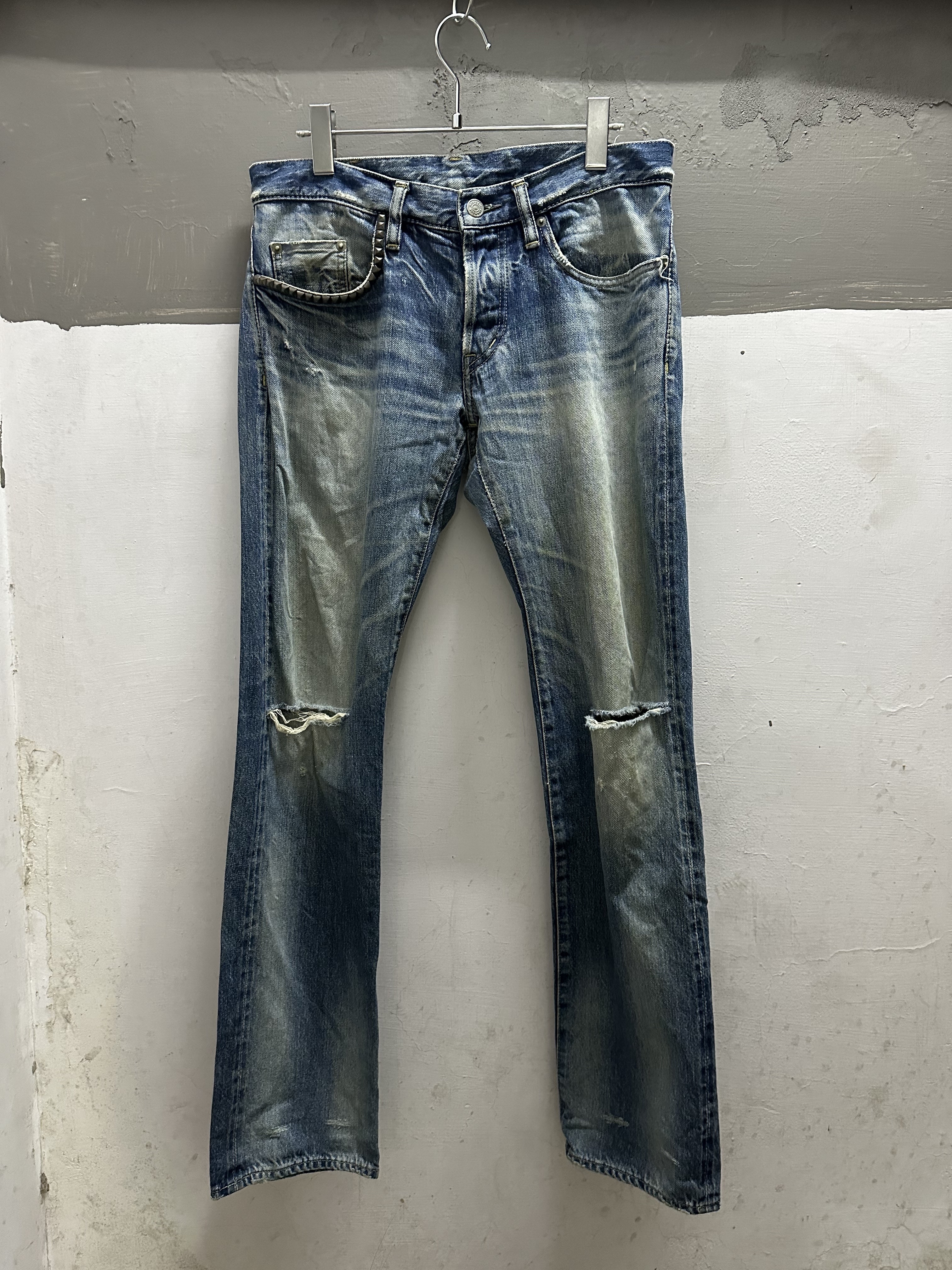 00’s HYSTERIC GLAMOUR Low-Rise Jeans (Made In Japan)