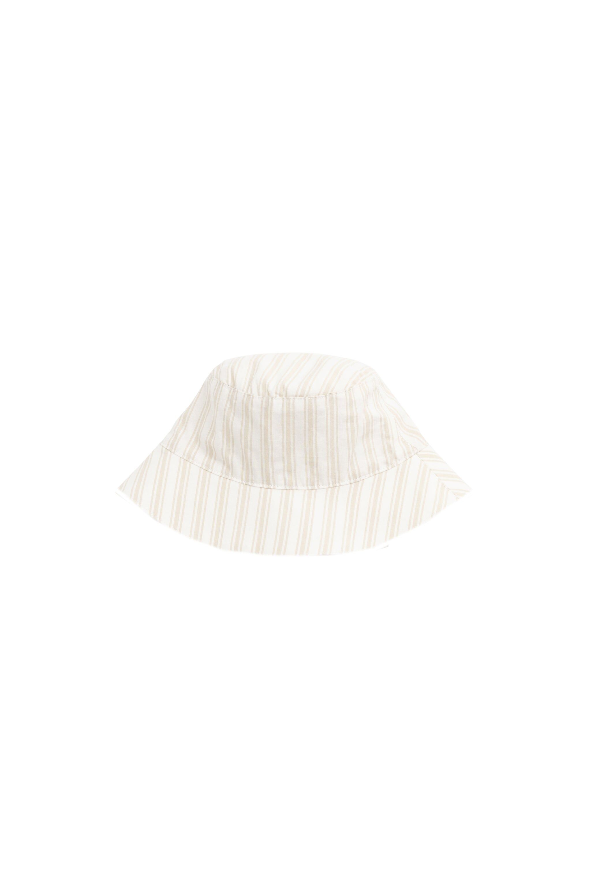 【預購】JAMIE KAY - Organic Cotton Bucket Hat（Variegated Stripe Foam）