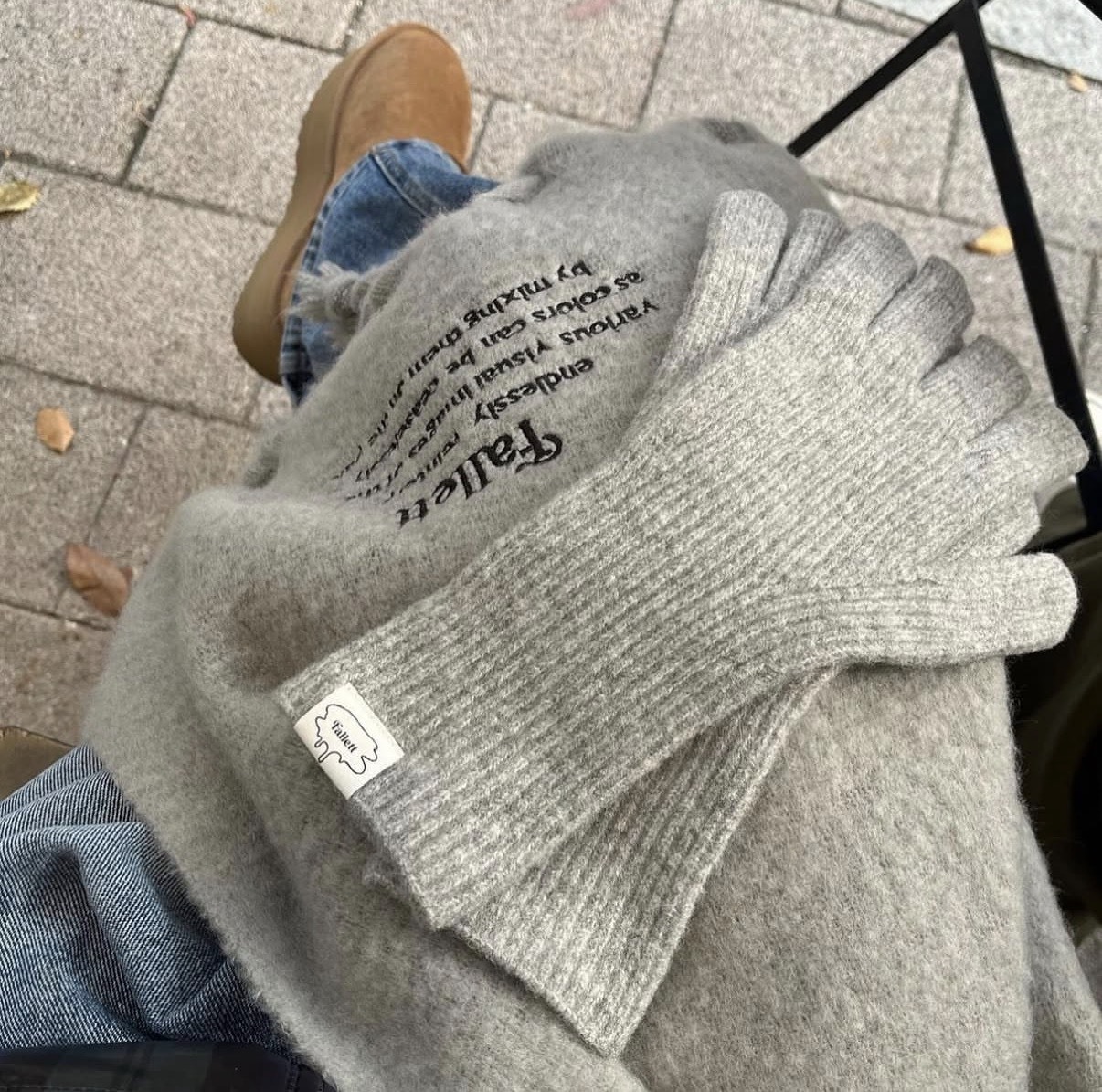 <預購接單> 🇰🇷 FALLETT Story logo 圍巾手套禮盒🎁