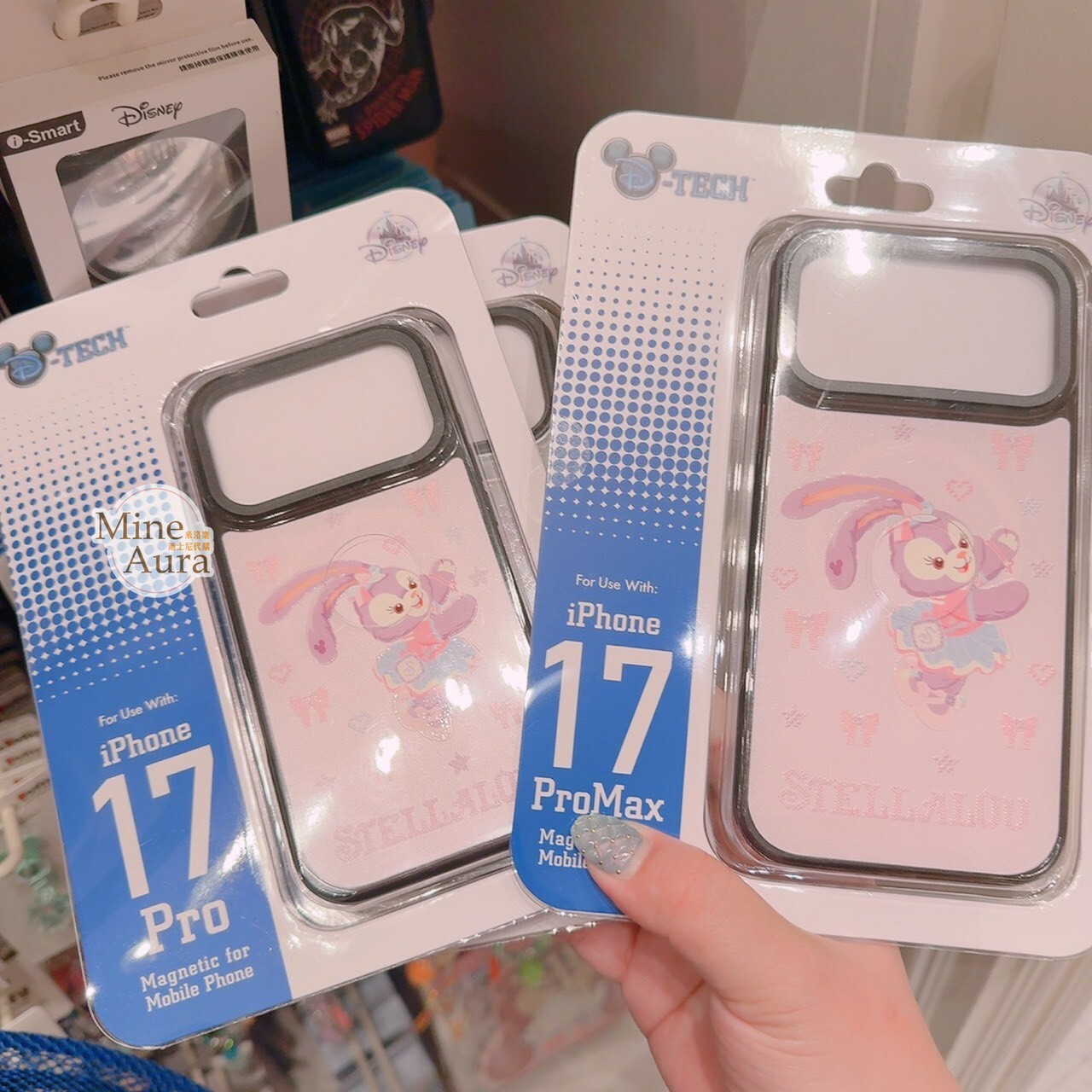 史黛拉露 星黛露 StellaLou 跳舞 粉衣藍裙圖案 iphone17 系列 手機殼 保護套 -香港迪士尼樂園