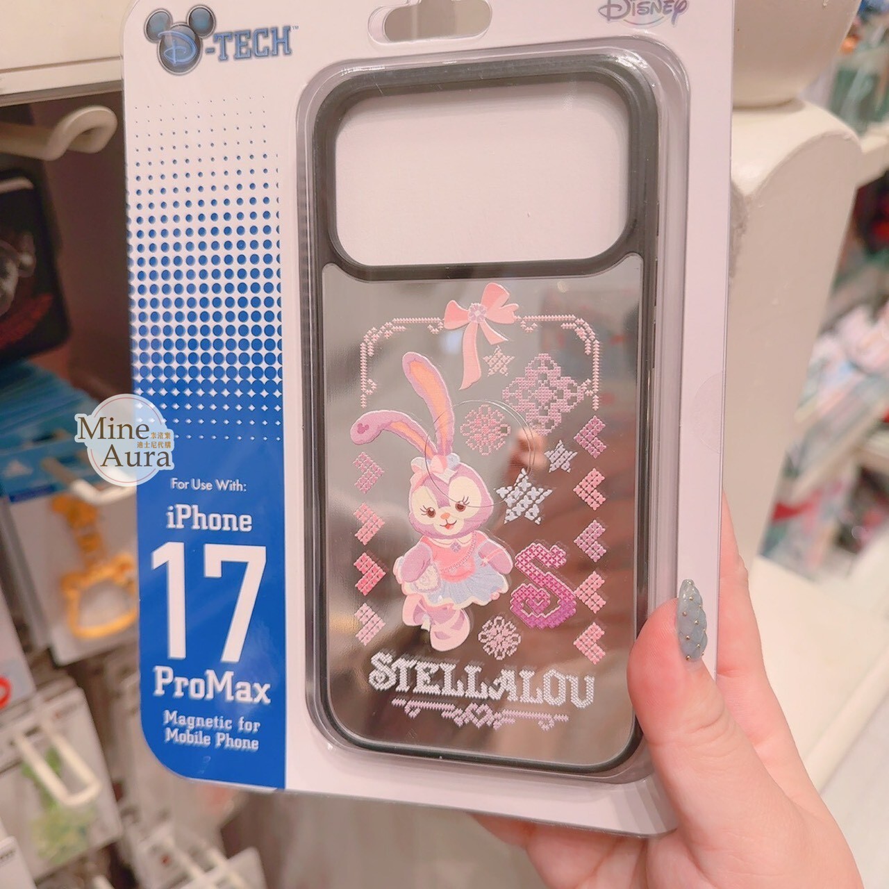 史黛拉露 星黛露 StellaLou 蝴蝶結愛心框 圖案 iphone17 系列 手機殼 保護套 -香港迪士尼樂園