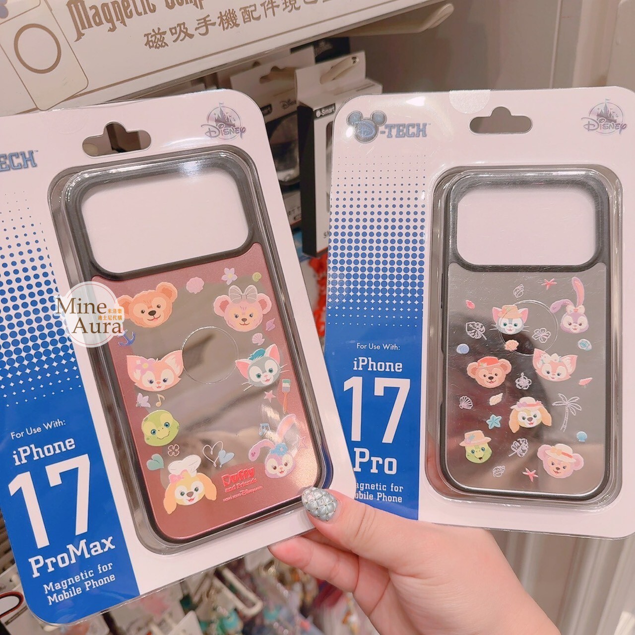 達菲 Duffy 與好友們 大頭 圖案 iphone17 系列 手機殼 保護套 -香港迪士尼樂園