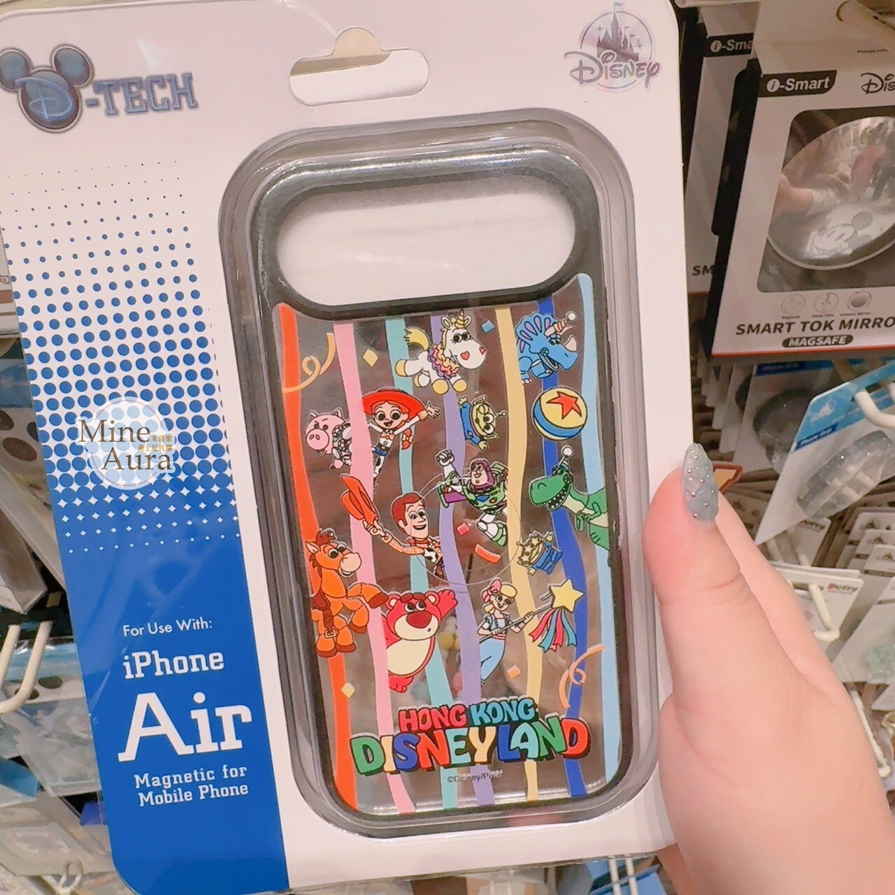 玩具總動員 Toy Story 經典角色集合 Q版 彩色直紋 圖案 iphone17 系列 手機殼 保護套 -香港迪士尼樂園