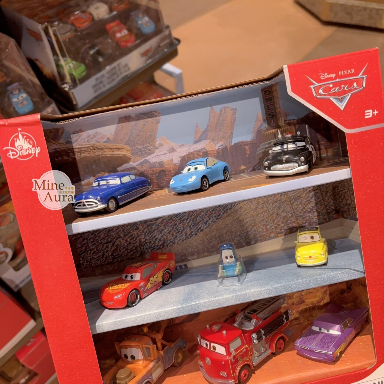 閃電麥坤 Lightning McQueen 小汽車 模型 9入組 玩具 汽車總動員 Cars -上海迪士尼樂園
