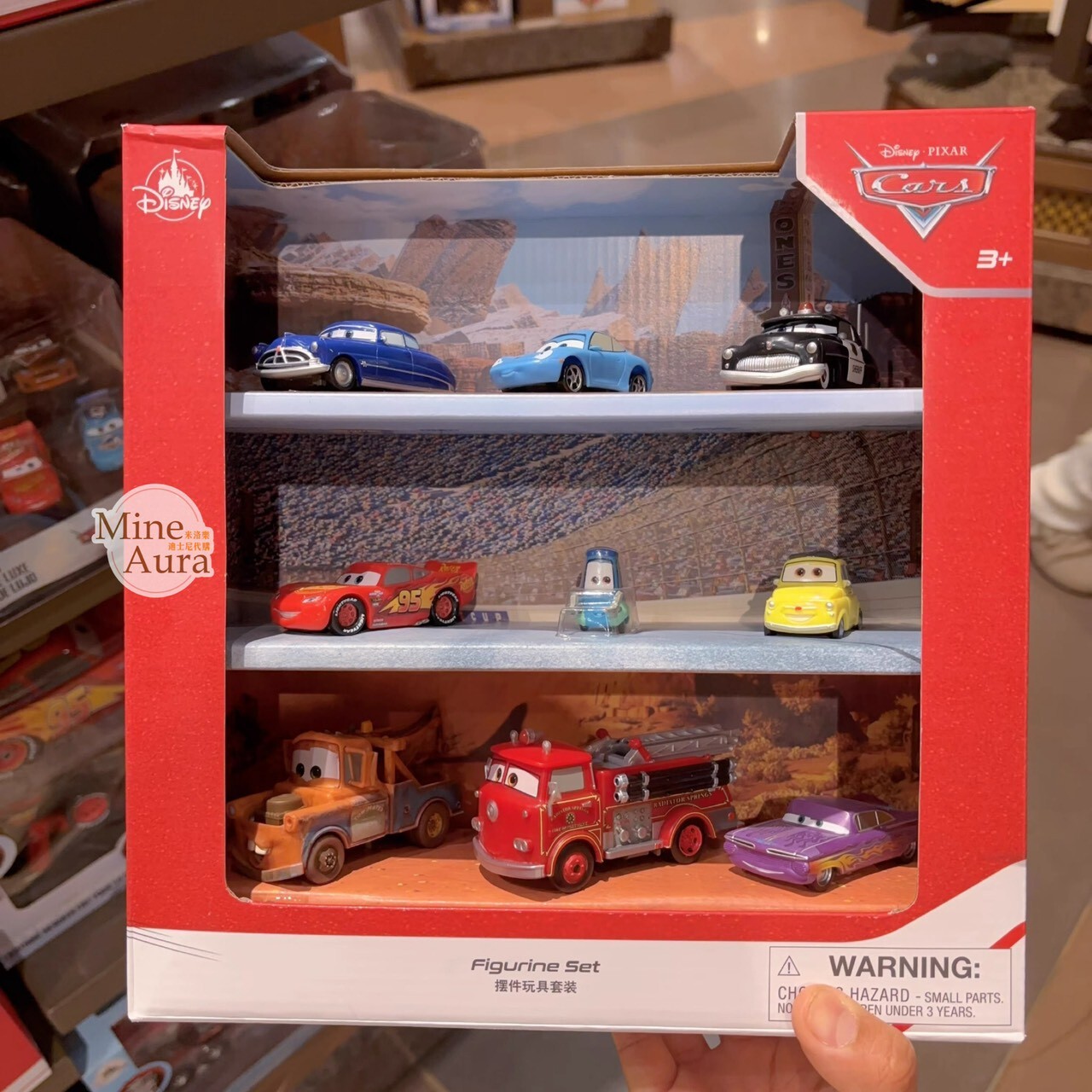 閃電麥坤 Lightning McQueen 小汽車 模型 9入組 玩具 汽車總動員 Cars -上海迪士尼樂園