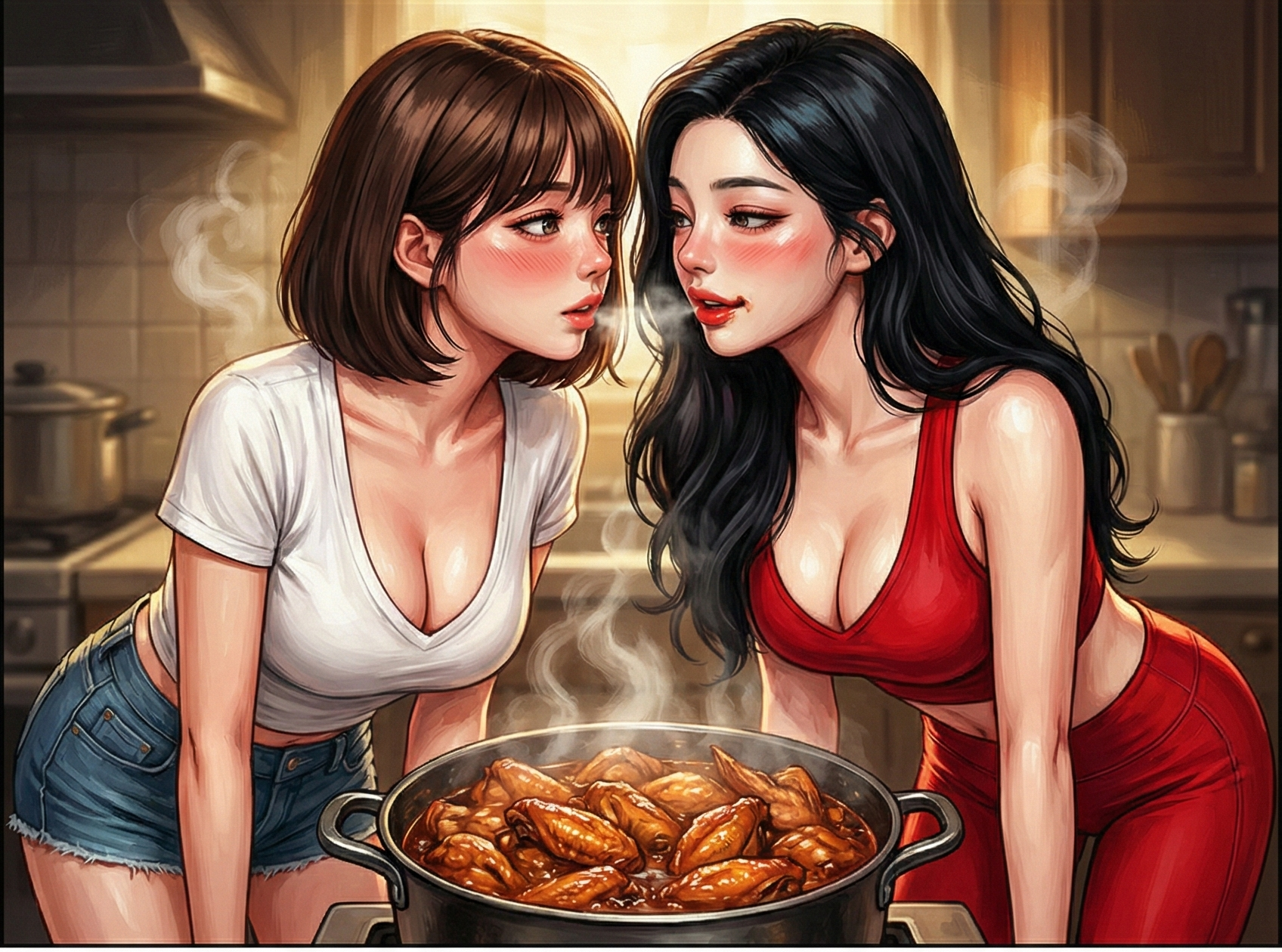 他一查才發現，原來這瓶醬油膏根本就是台式滷肉飯和滷味的靈魂核心，於是，這場美麗的誤會，就演變成了一場為了消耗這瓶醬油膏而展開的「台式滷雞翅」美食實驗。為了不辜負這瓶飄洋過海的台灣味，我特地為他設計了一款專屬的香料配方，這可是有講究的。我們以大約1.5公斤的雞翅為主角，搭配這七味香料：肉桂10克、小茴香6克、陳皮5克、甘草3克、桂枝3克、白芷2克，最後點綴1克的丁香。