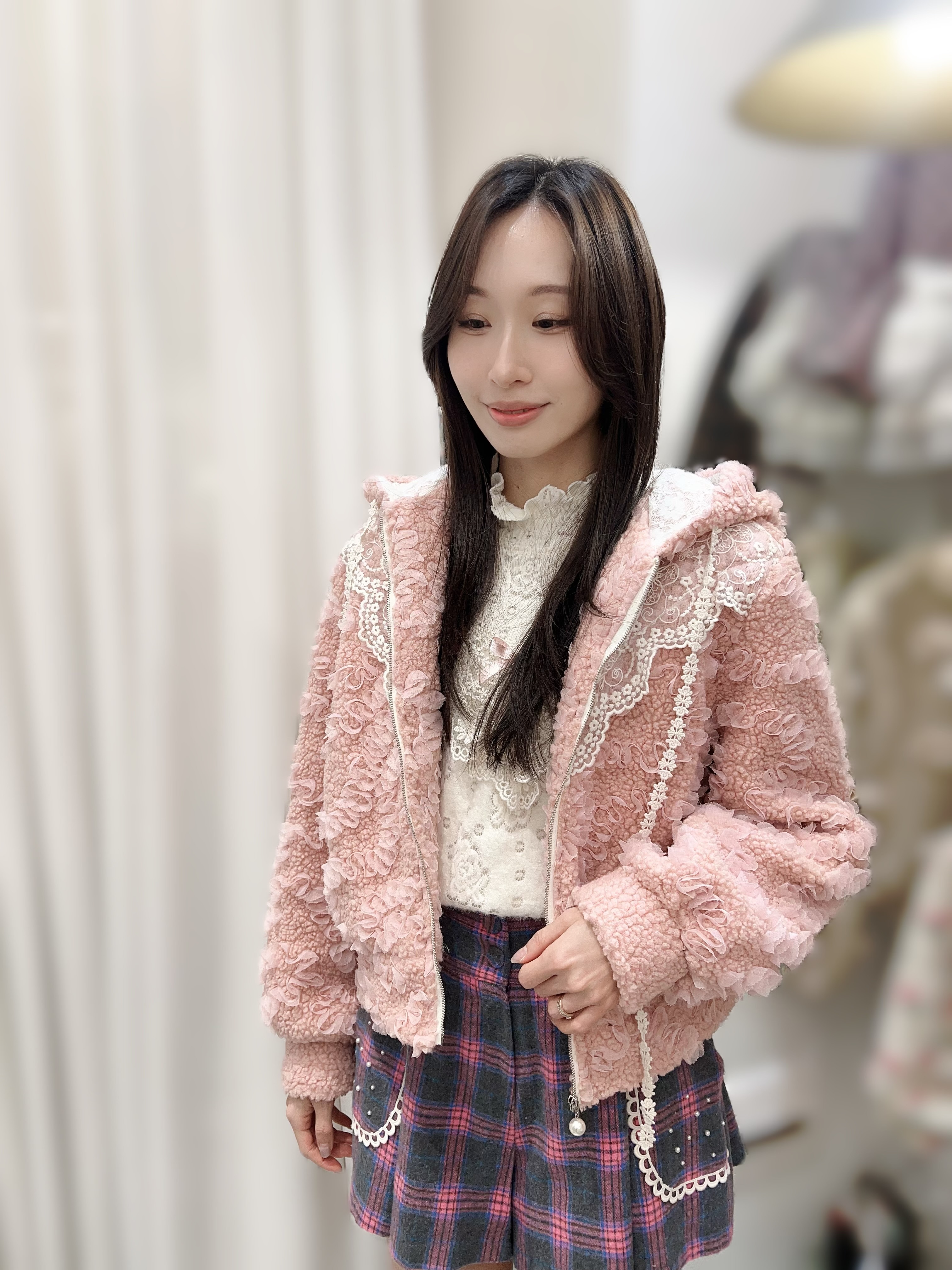 Y104   外套 羊毛30% 胸45 長21.5 [一口價]