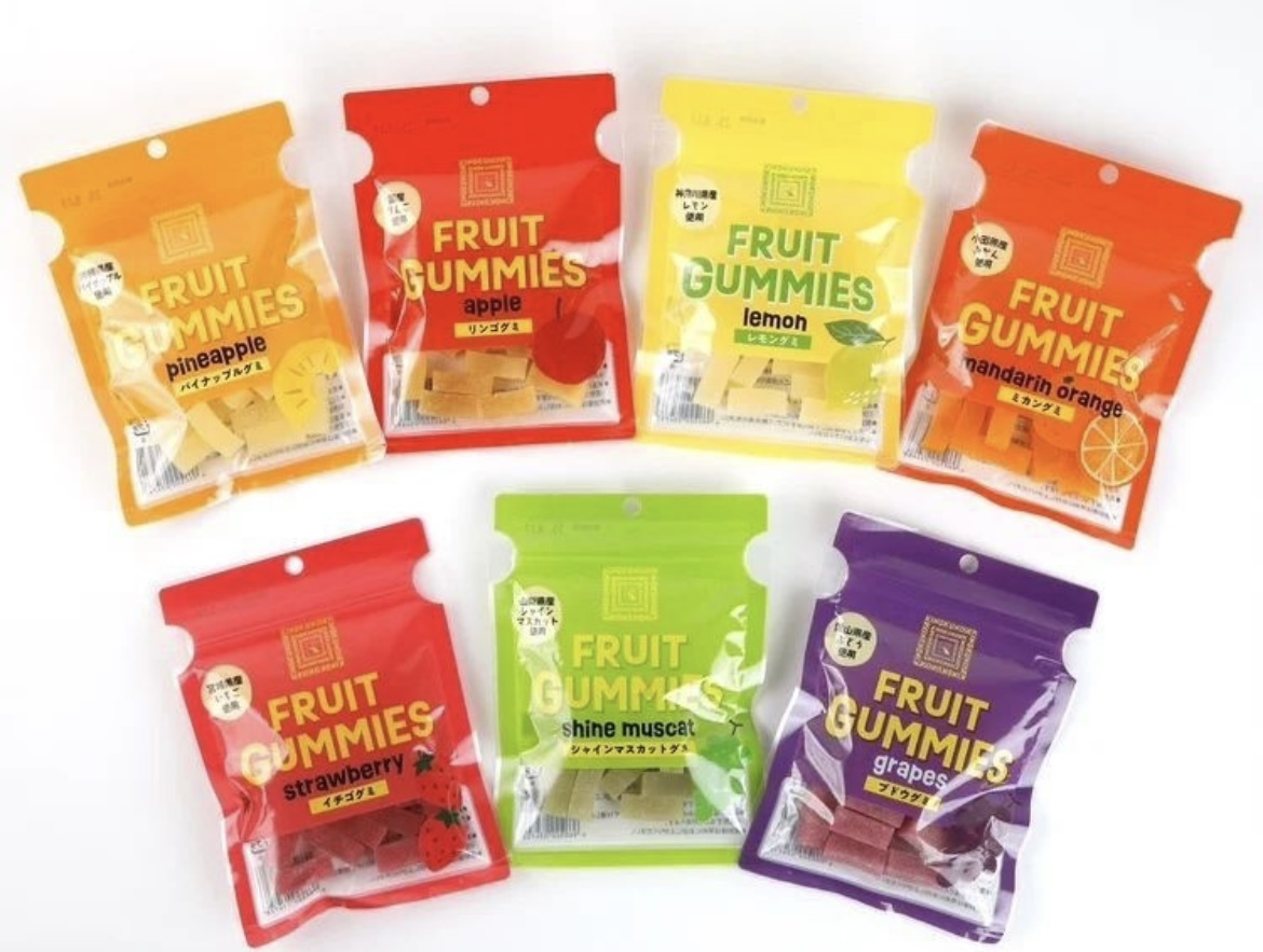 JP 日本製水果果汁長條軟糖 4740 4733 4726 4703 4719 4689 4696 TK260111
