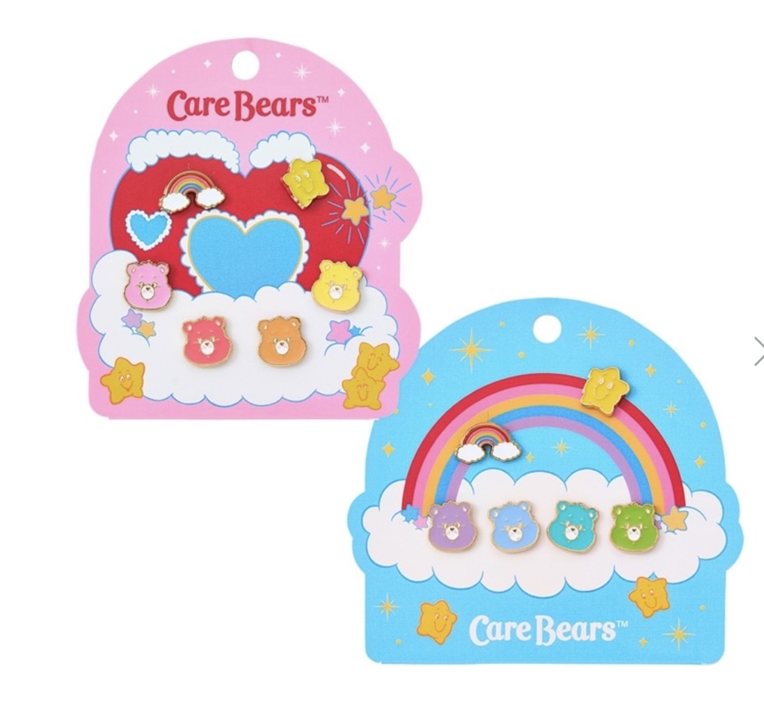 【日本限定】JP Care Bear 燙金造型耳環套裝 1146 TK260111
