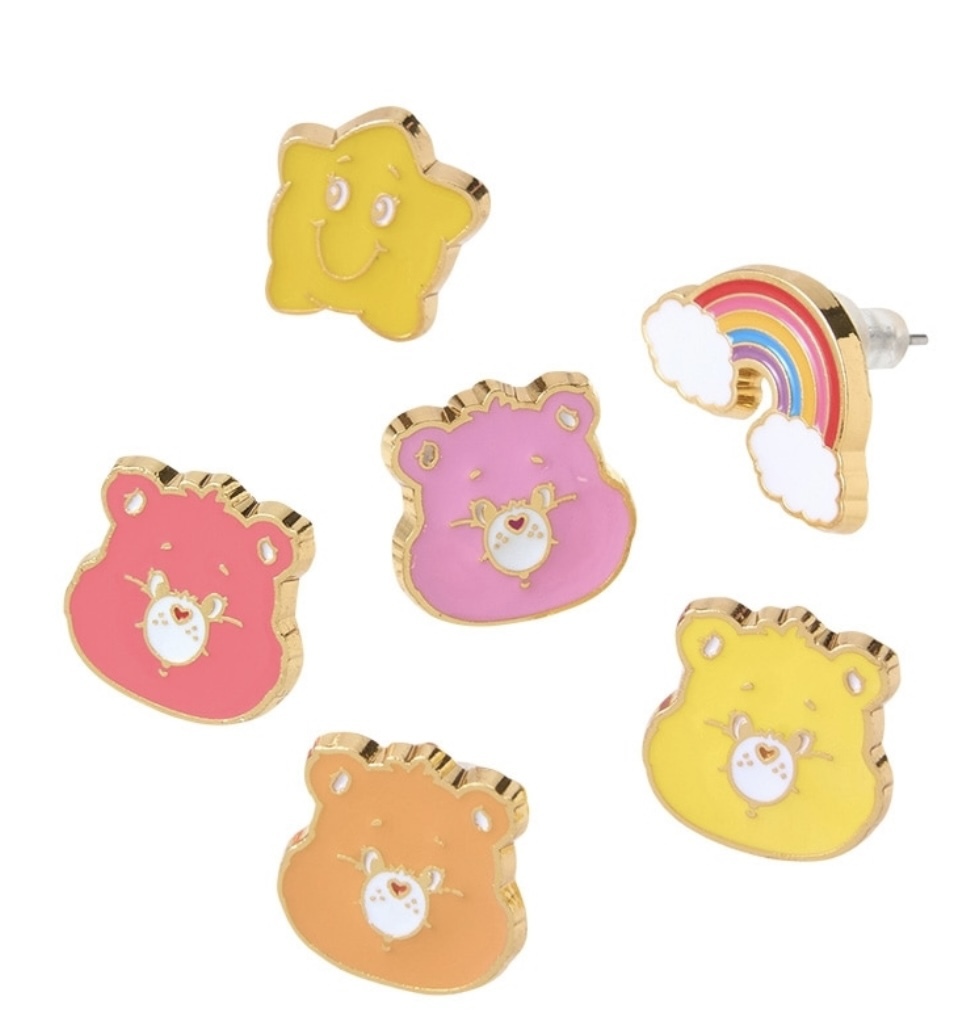 【日本限定】JP Care Bear 燙金造型耳環套裝 1146 TK260111