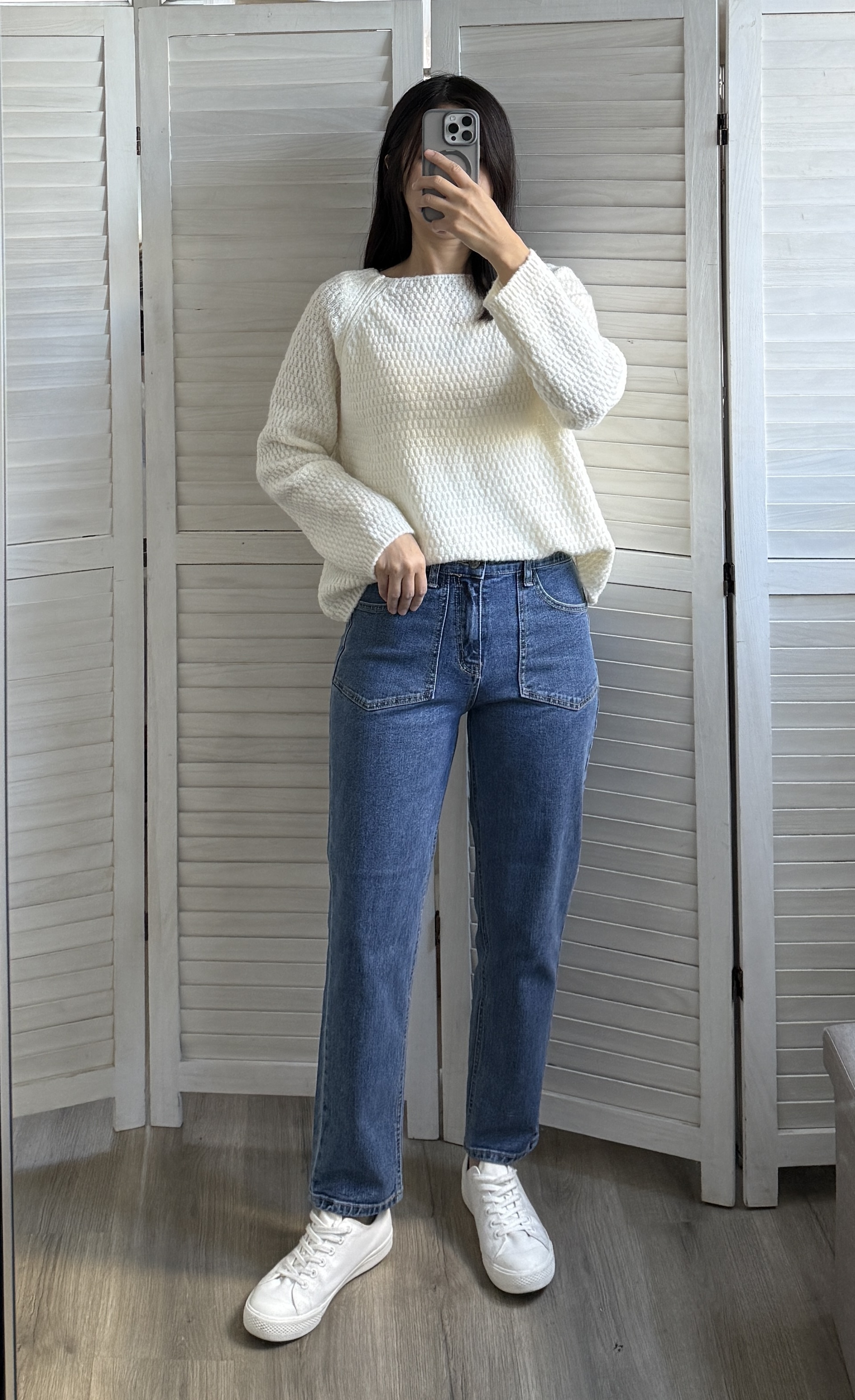 JS1126 小摺腳款彈性牛仔褲