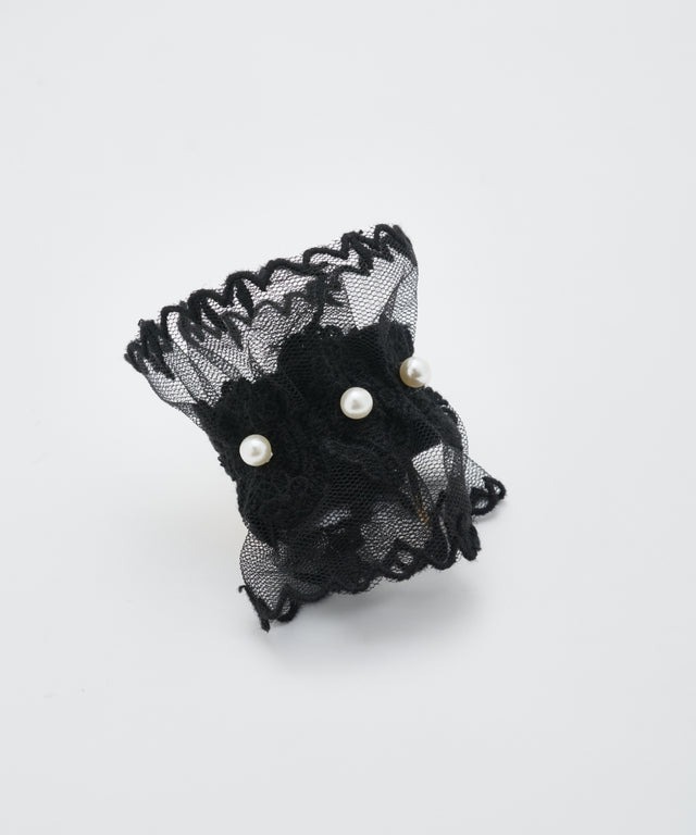 蕾絲珍珠髮插