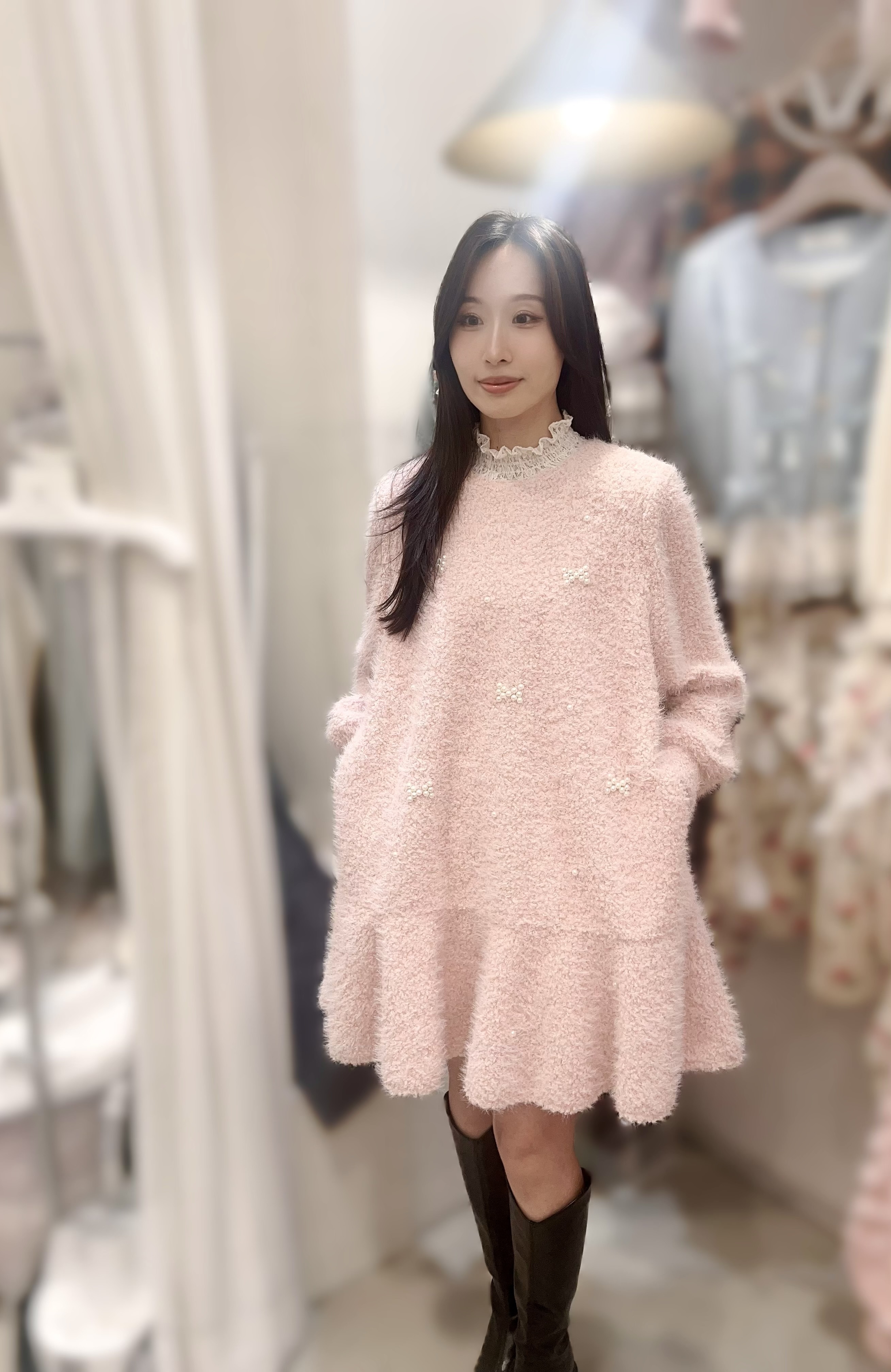 Y15 胸44-48 腰46-50 hip52-58 長35 $569。30 %羊毛 [一口價]