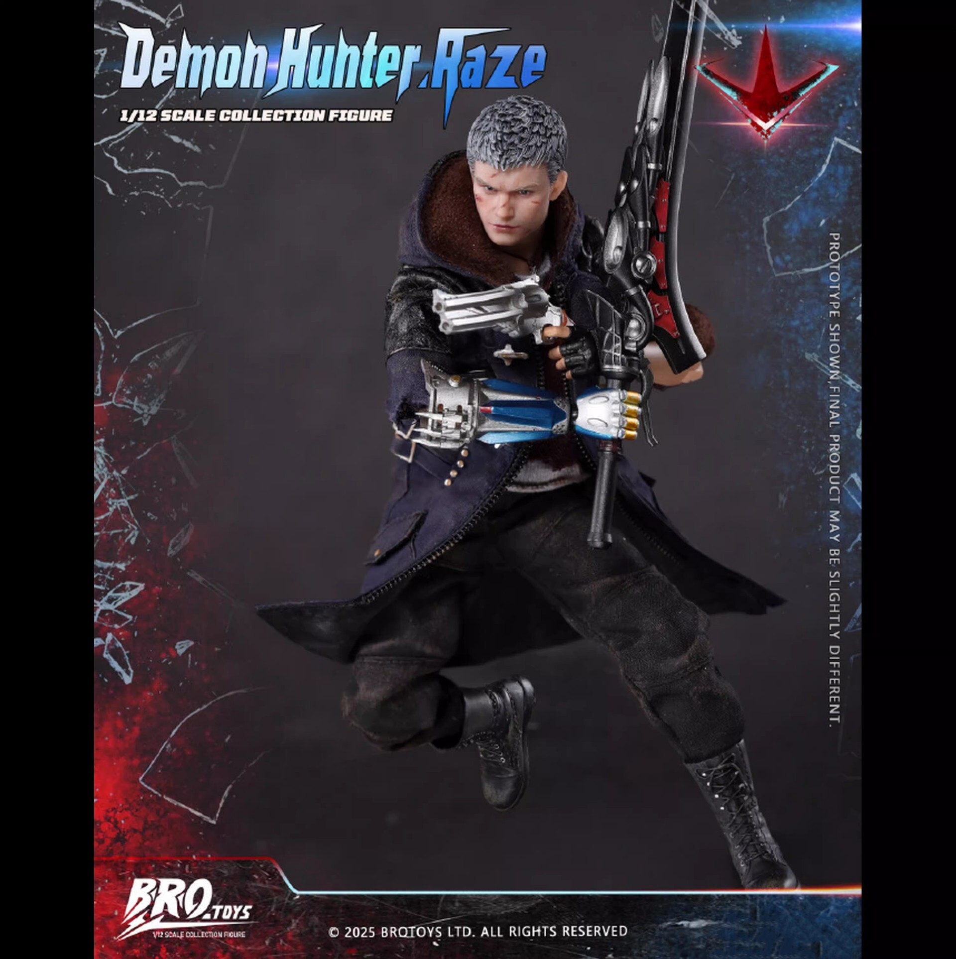 Pre-Order) BROTOYS 1/12 Demon Hunrer - Raze Action Fig