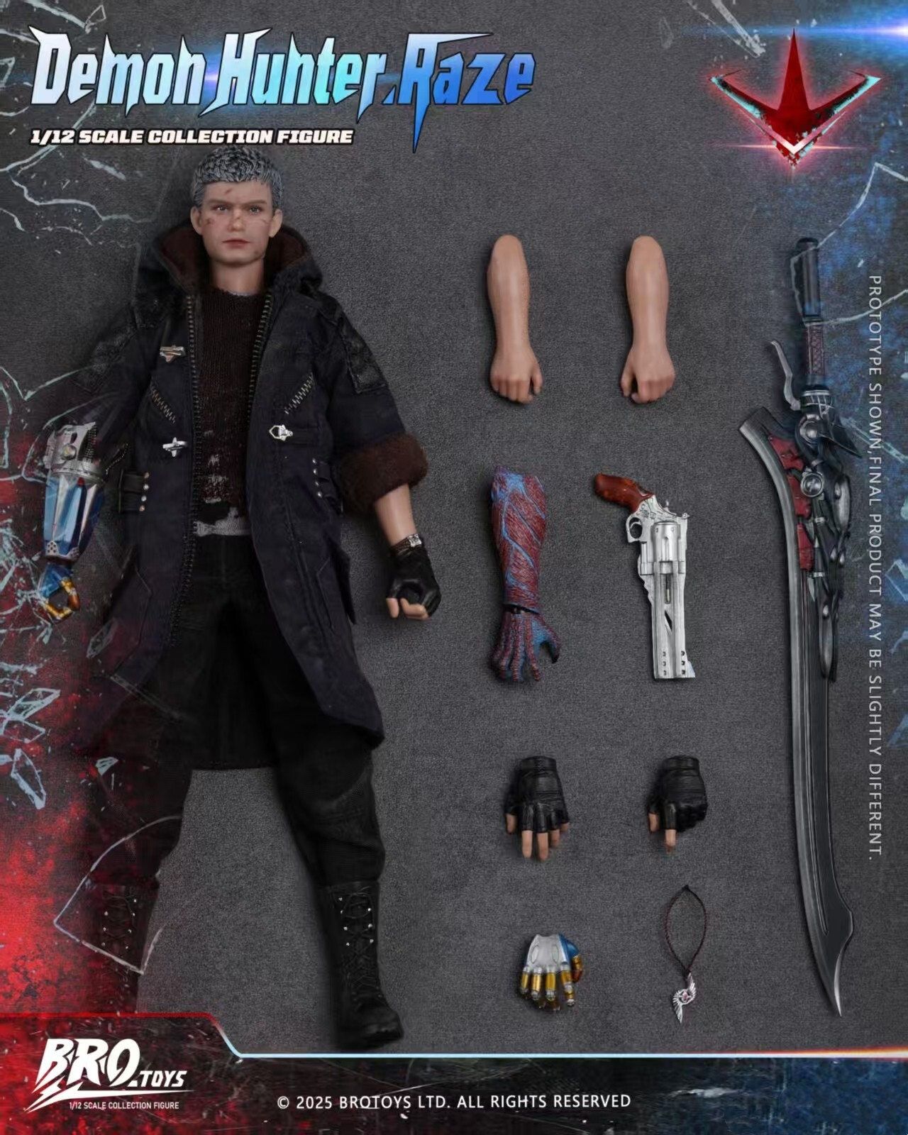 (Pre-Order) BROTOYS 1/12 Demon Hunrer - Raze Action Figure (LR013)