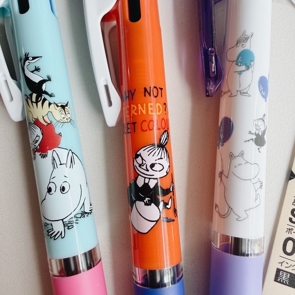 moomin 限定聯名 JETSTREAM溜溜筆 三色原子筆 0.5油性｜日本uni