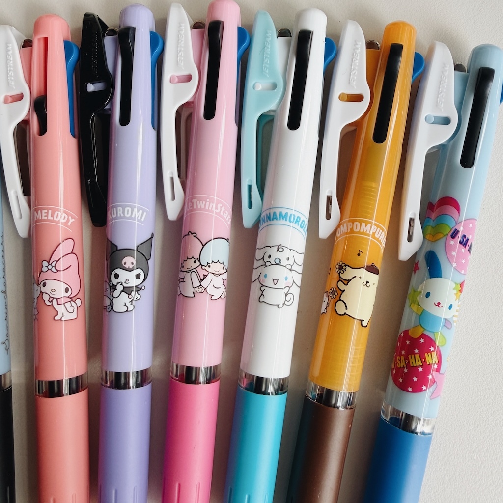 三麗鷗 kitty 限定聯名 JETSTREAM溜溜筆 三色原子筆 0.5油性｜日本uni