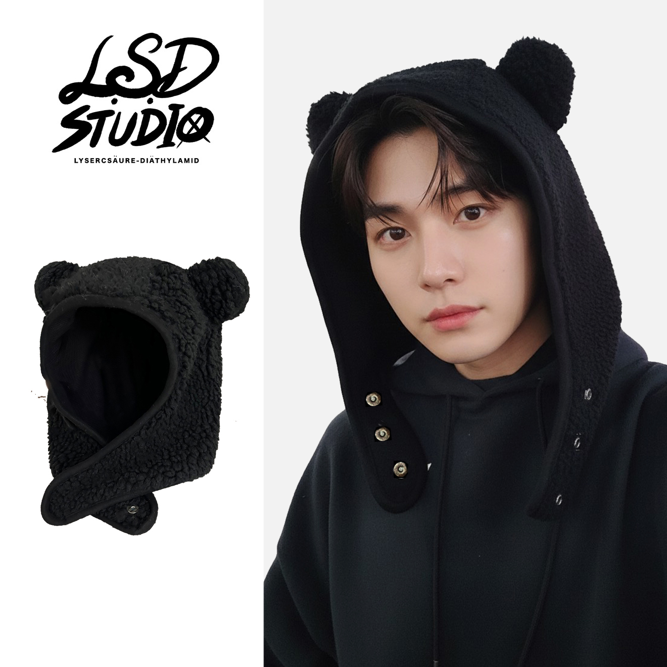 熊耳 x 惡魔耳｜輕量俐落設計款遮耳帽【HTLC4】