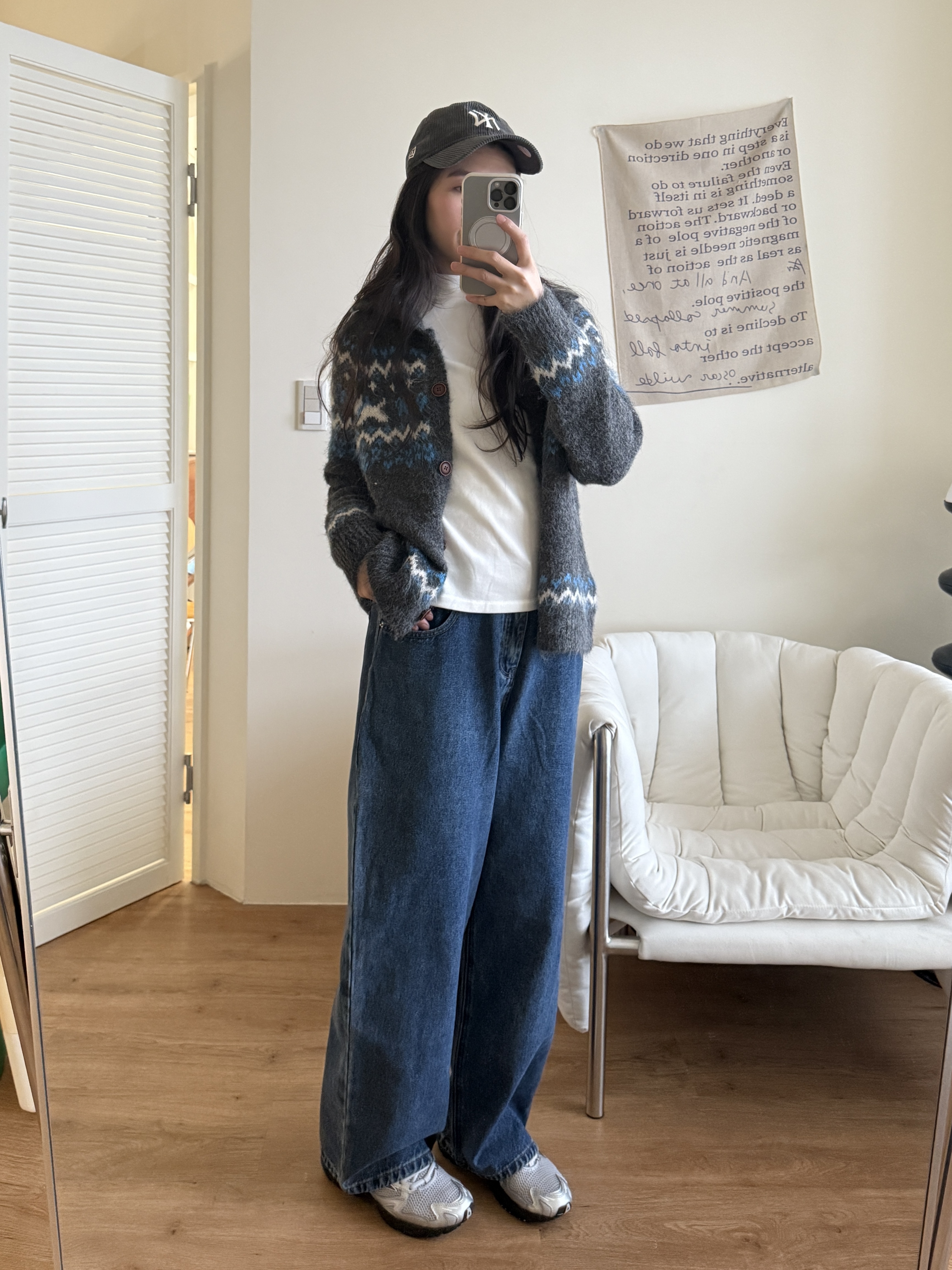 牛仔男友直筒褲(現貨XL)