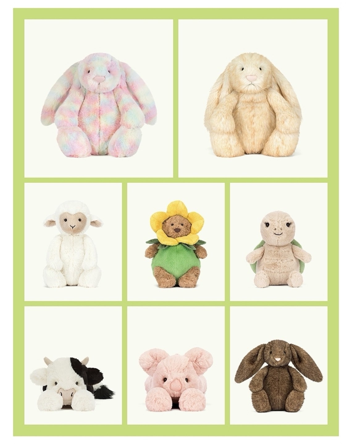 【Luxury】JELLYCAT 春季新品 田園蔬果農場動物系列 水仙花玩偶熊 邦尼兔 蘆筍 花椰菜 胡蘿蔔 母嬰玩具 禮盒 收藏