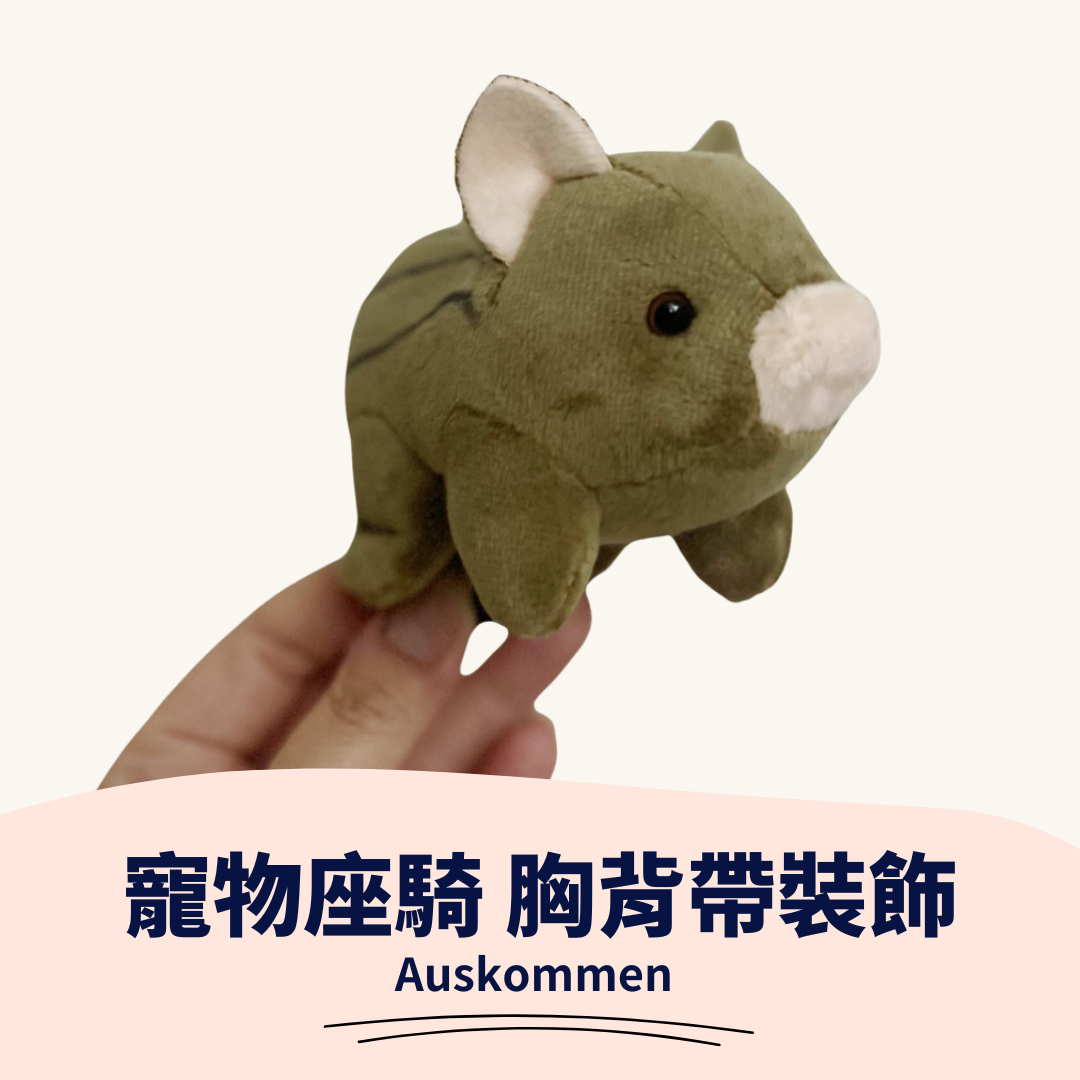 AUSKOMMEN｜小野豬｜寵物坐騎 胸背帶裝飾