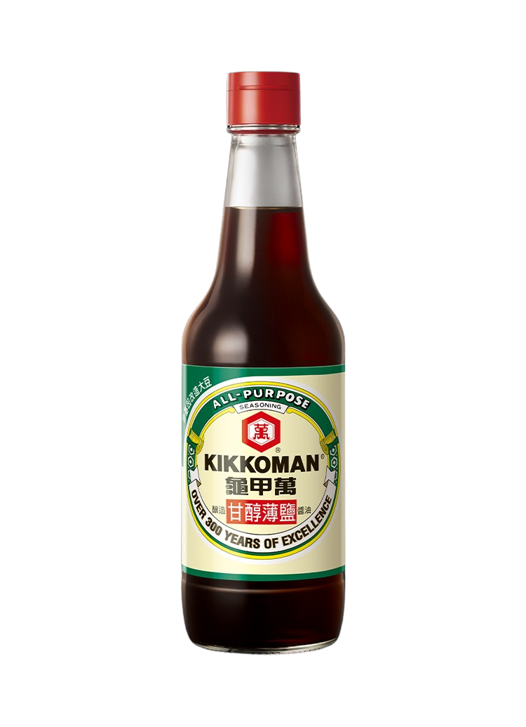 【龜甲萬】甘醇薄鹽醬油 500ml