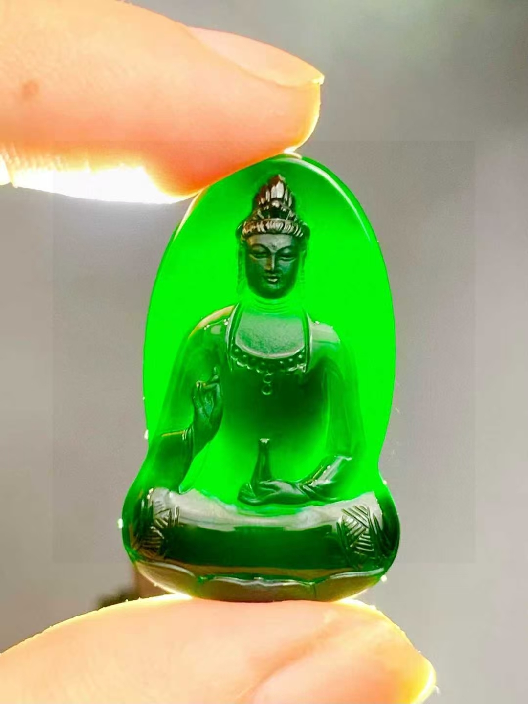 12295951 翡翠墨翠素衣觀音