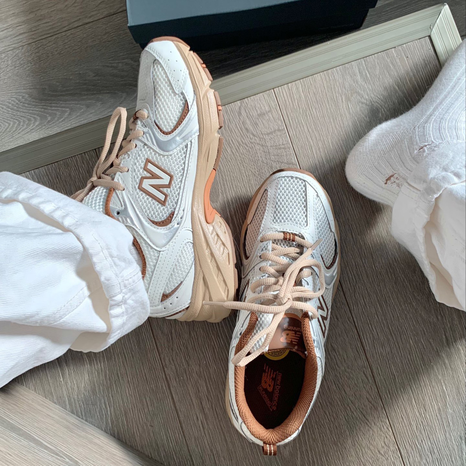 niko and... x New Balance 530 奶油棕 白棕 焦糖 復古 美拉德 聯名款 男女休閒鞋 MR530NI