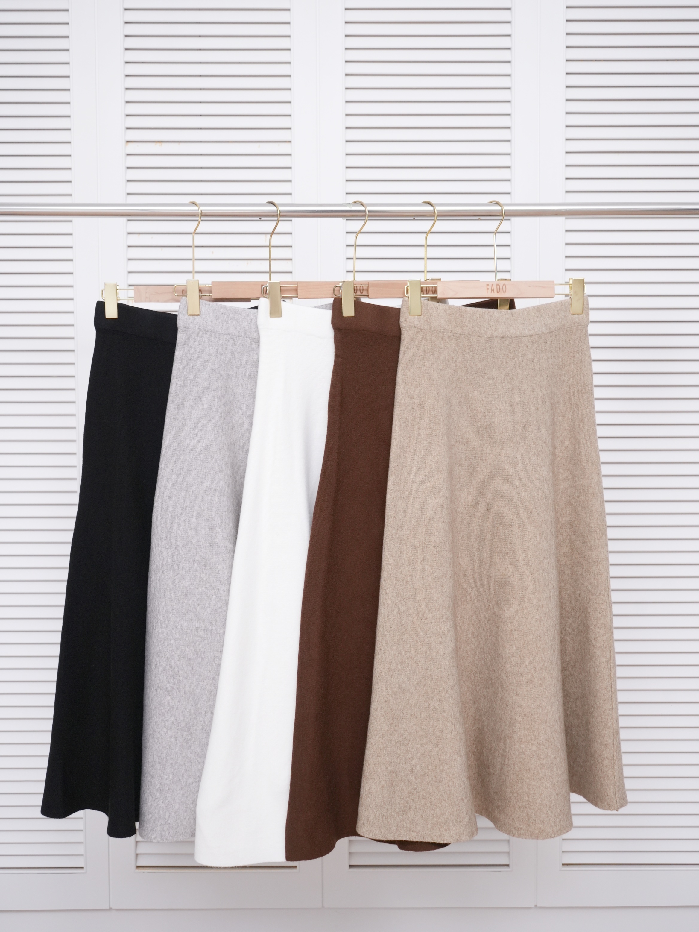 法朵Fado shop｜ 浪漫 ౨ৎ 厚磅安迪絨魚尾裙 413A005 五色