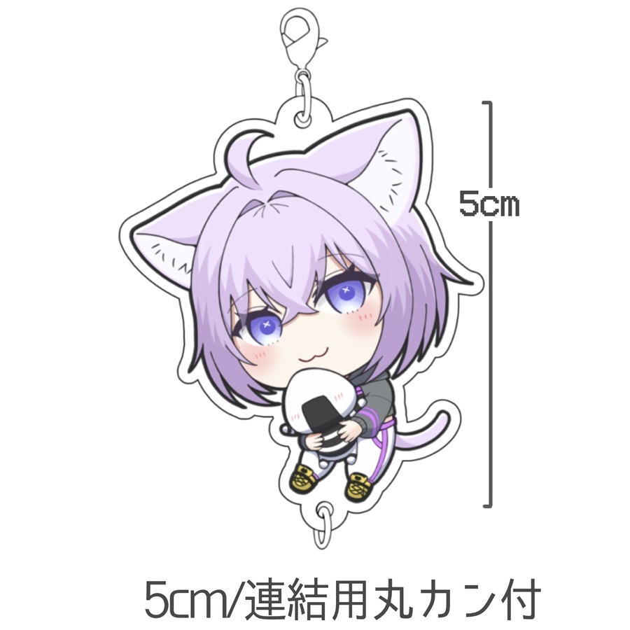 C107「同人代購」[Melonbooks代購」猫又おかゆ　連結アクリルチャーム