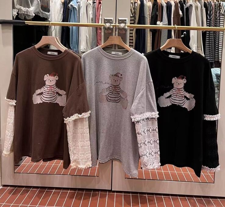 BE85 LACE熊仔上衣  胸48 長27 $499 (一口價)