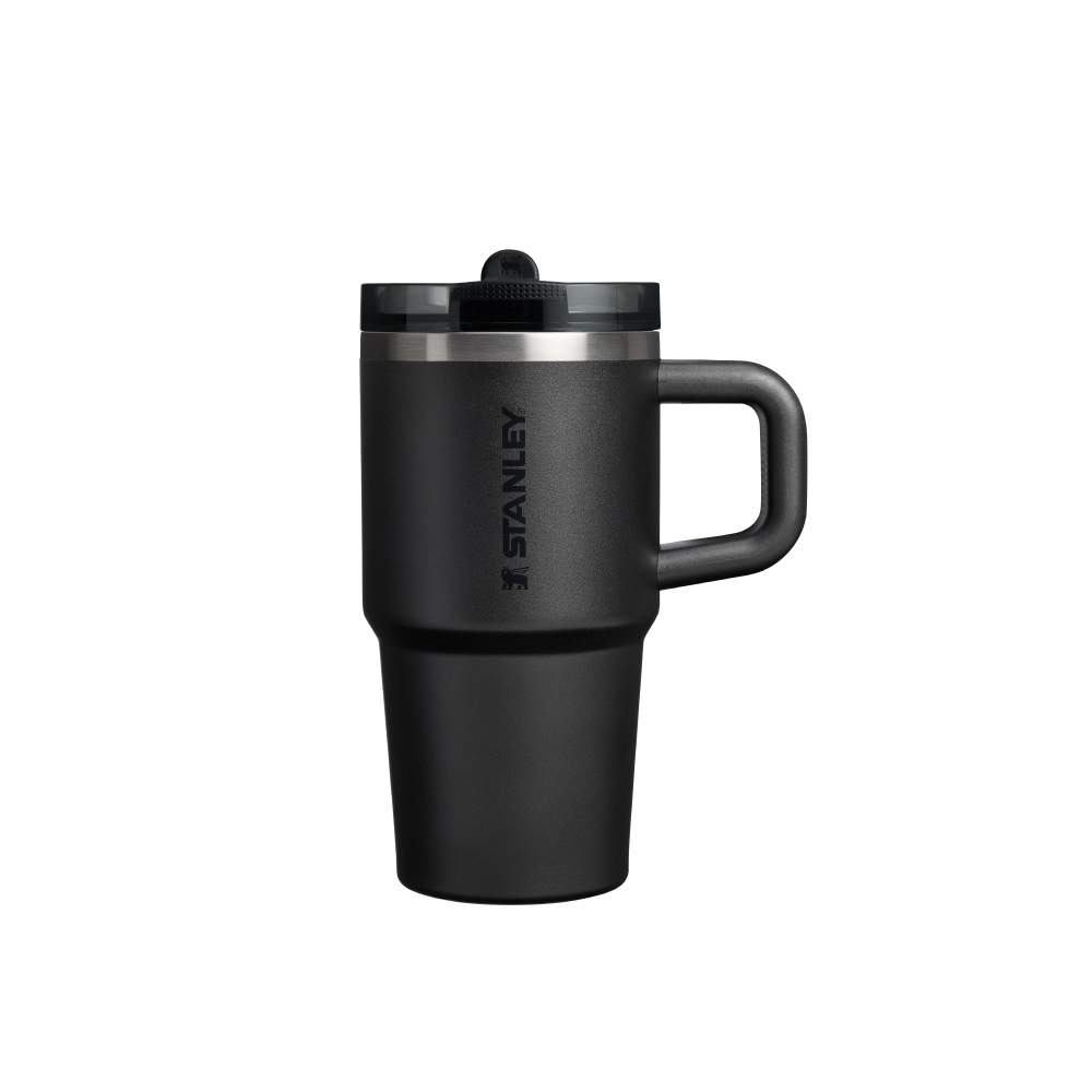 STANLEY 防漏吸管隨手杯 0.59L / 消光黑2.0