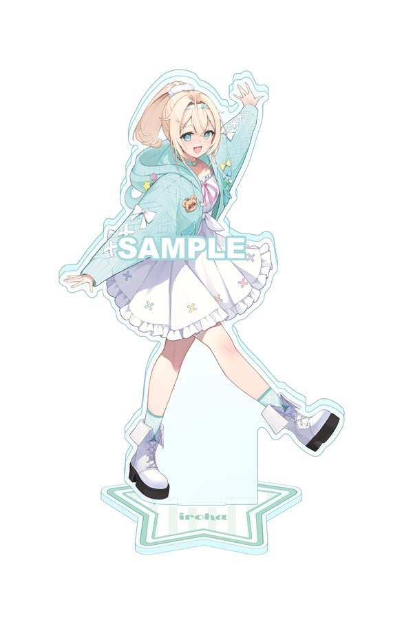 C107「同人代購」[Melonbooks代購」風真いろはBIGアクリルスタンド(ゆるふわ私服ver.)