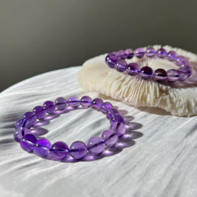 紫水晶手鍊：幫助提升直覺（動財與進財）
