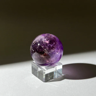 天然紫水晶球