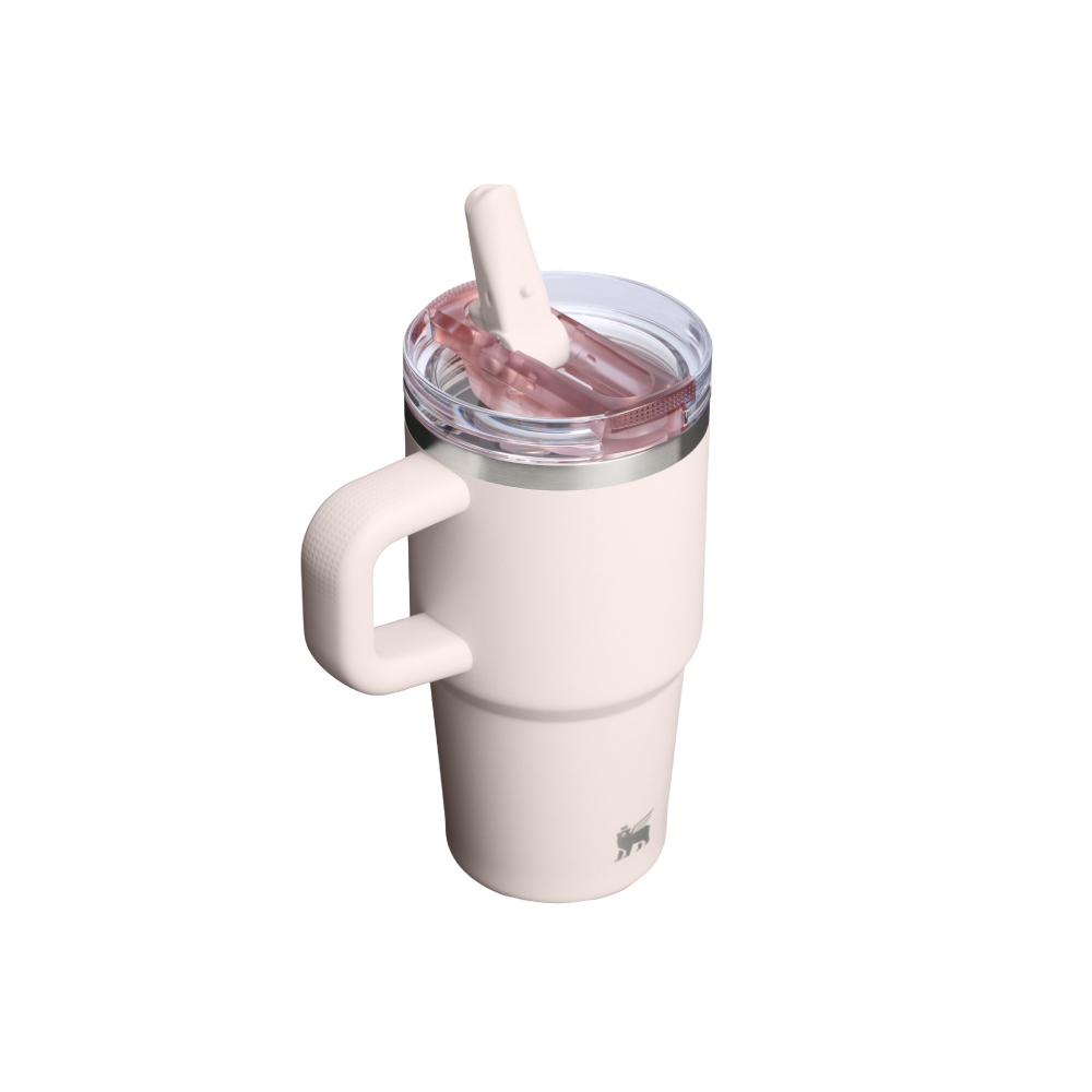 STANLEY 防漏吸管隨手杯 0.59L / 山櫻粉