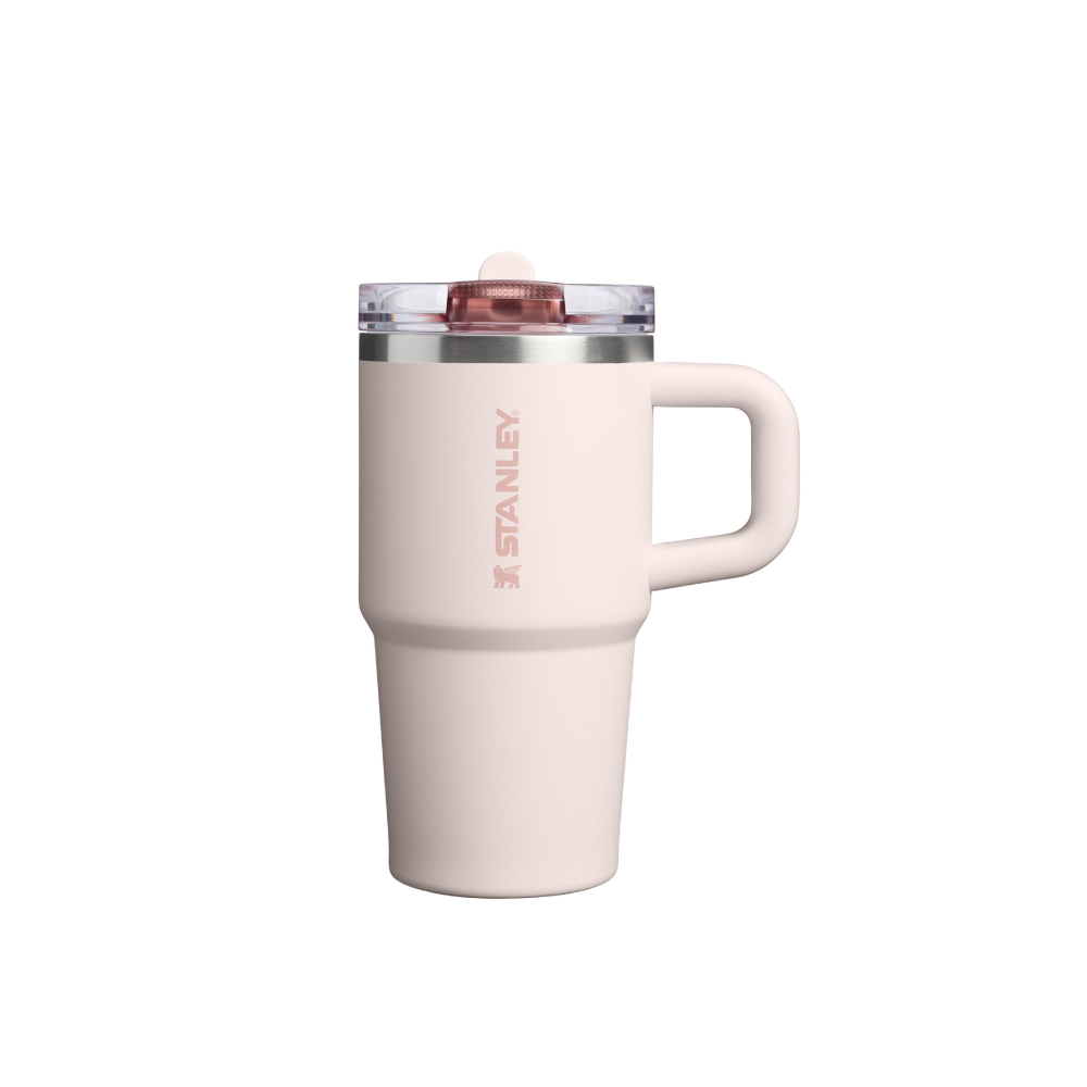 STANLEY 防漏吸管隨手杯 0.59L / 山櫻粉