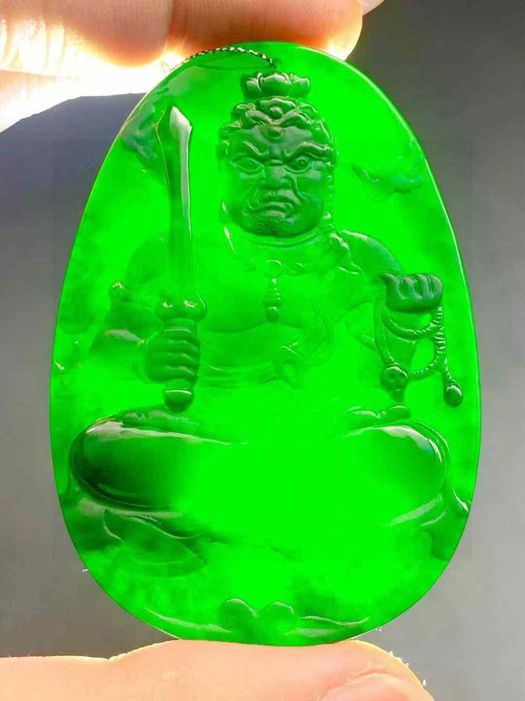 12295959 翡翠墨翠不動明王