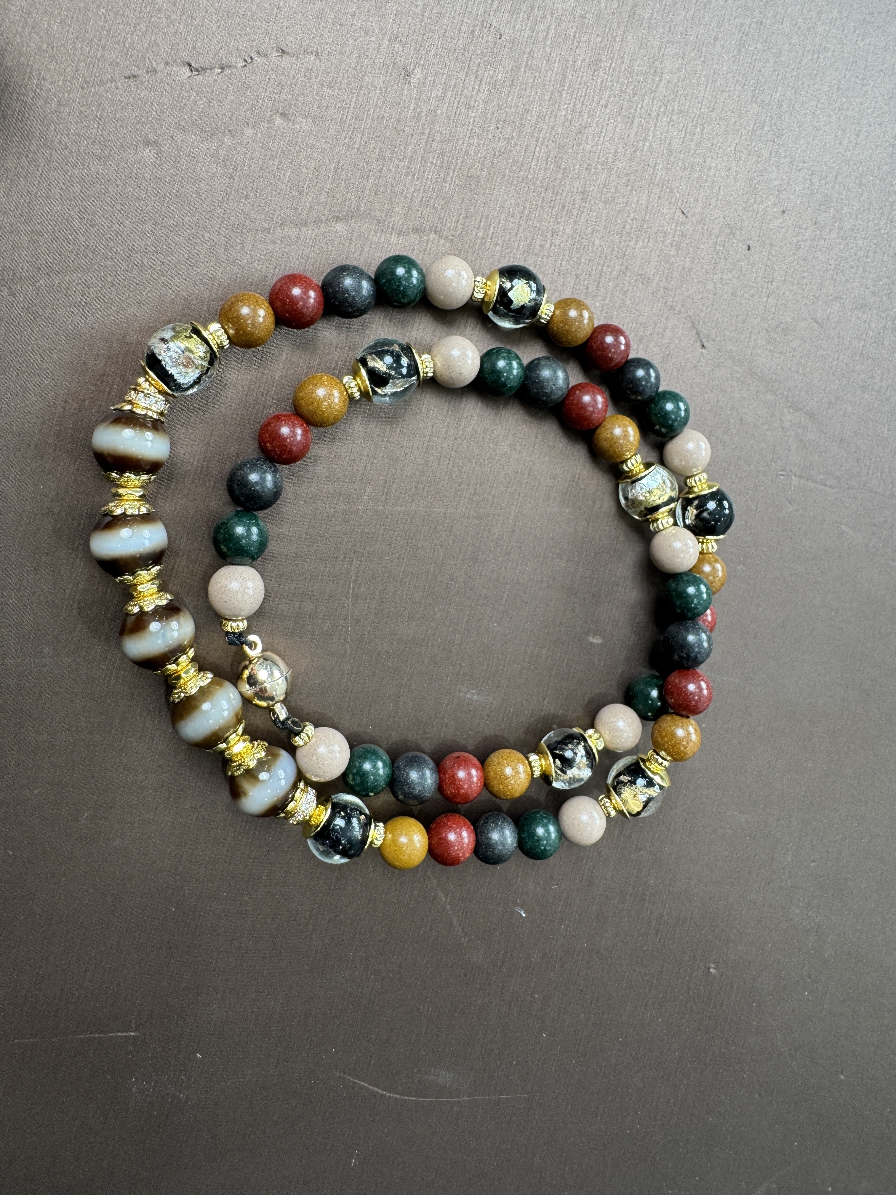 TM013 JHAP30 五行合香珠香灰SET(手串 8mm+雙圈 8mm+項鍊約12mm）