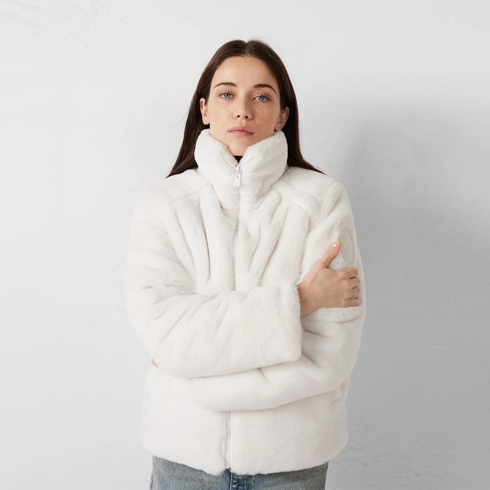 【JOTT】OLG二面穿極冷立領羽絨外套(白)