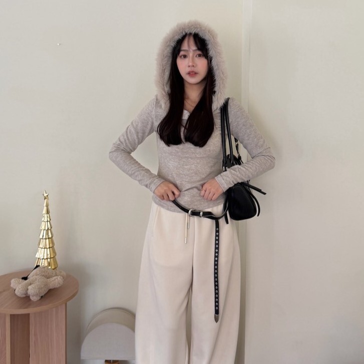 篝火請柬📜圓圈釦毛毛連帽上衣