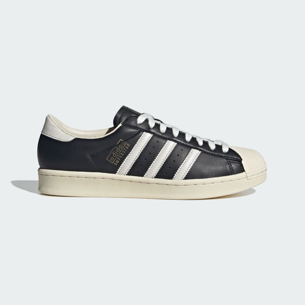 【 adidas SUPERSTAR VINTAGE 運動休閒鞋款 - 皮革黑 】