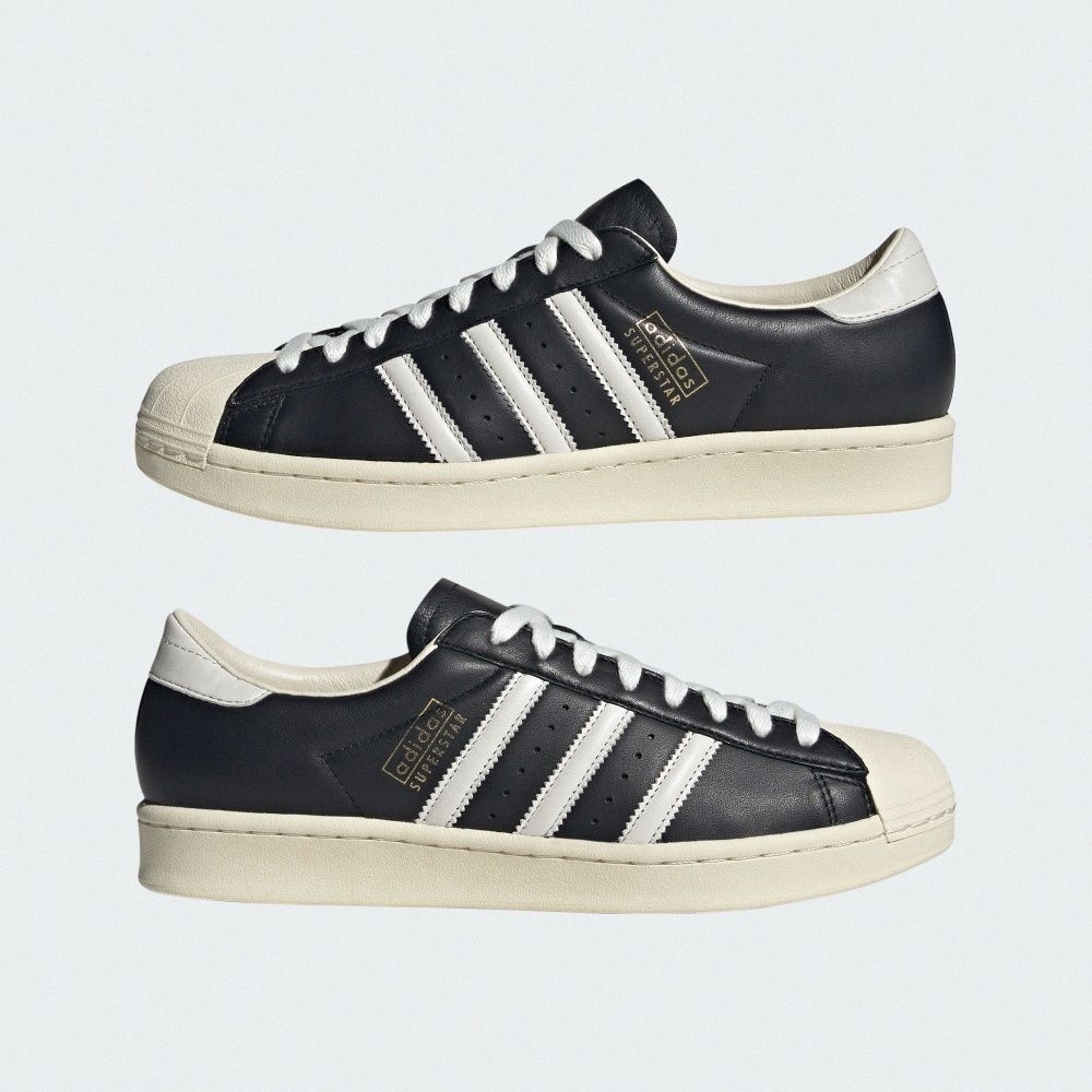 【 adidas SUPERSTAR VINTAGE 運動休閒鞋款 - 皮革黑 】