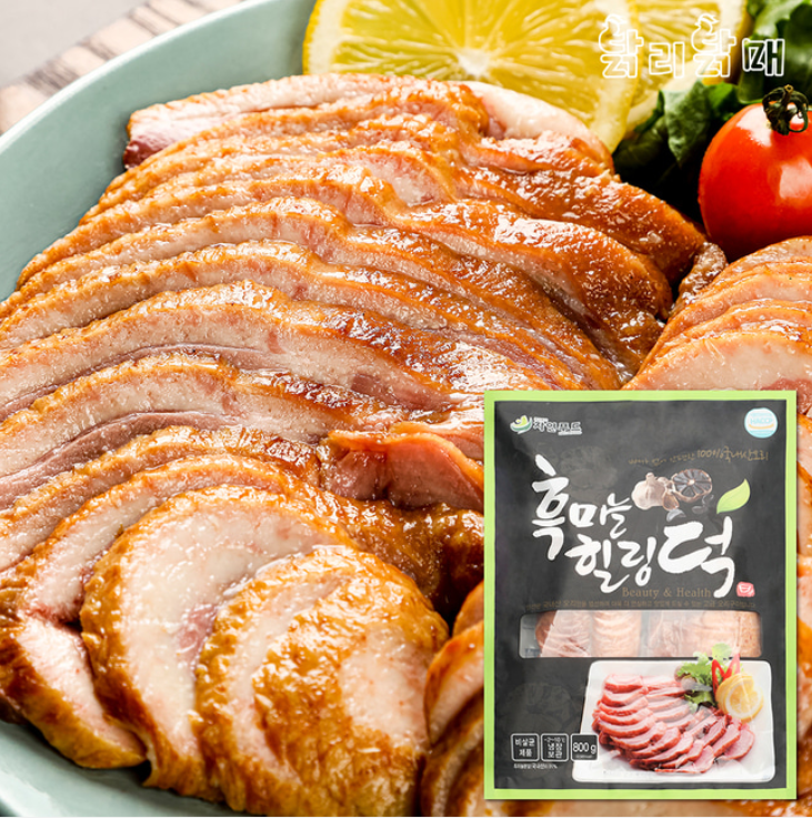 【韓國凍貨】LL011004 黑蒜煙燻鴨肉