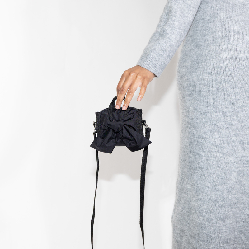 蝴蝶結造型兩用手提包 (BLACK BOWS)