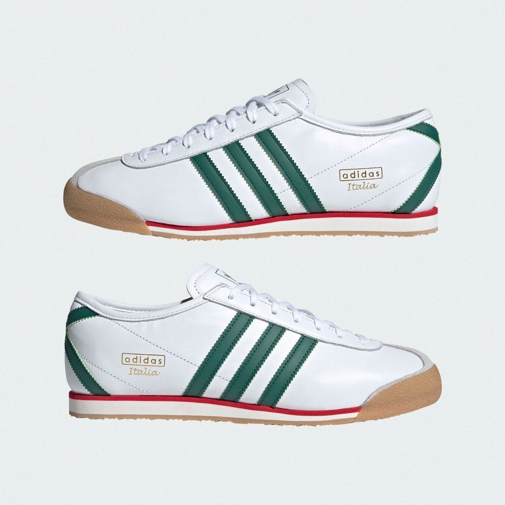 【 adidas ITALIA 70S 運動休閒鞋款 - 白x綠 】