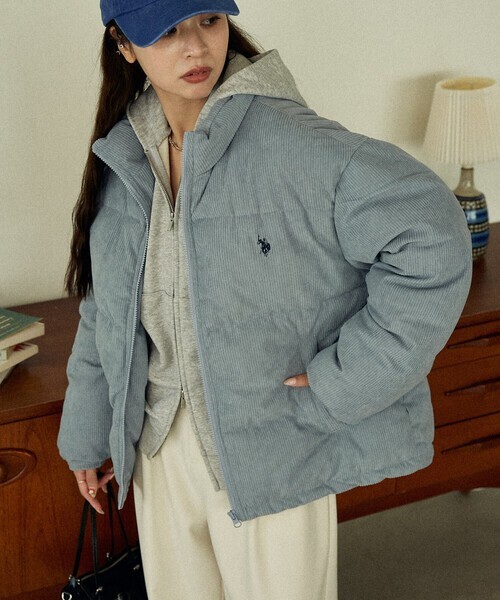 <快速出貨> U.S. POLO ASSN × PUBLUX 聯名 燈芯絨 麵包外套