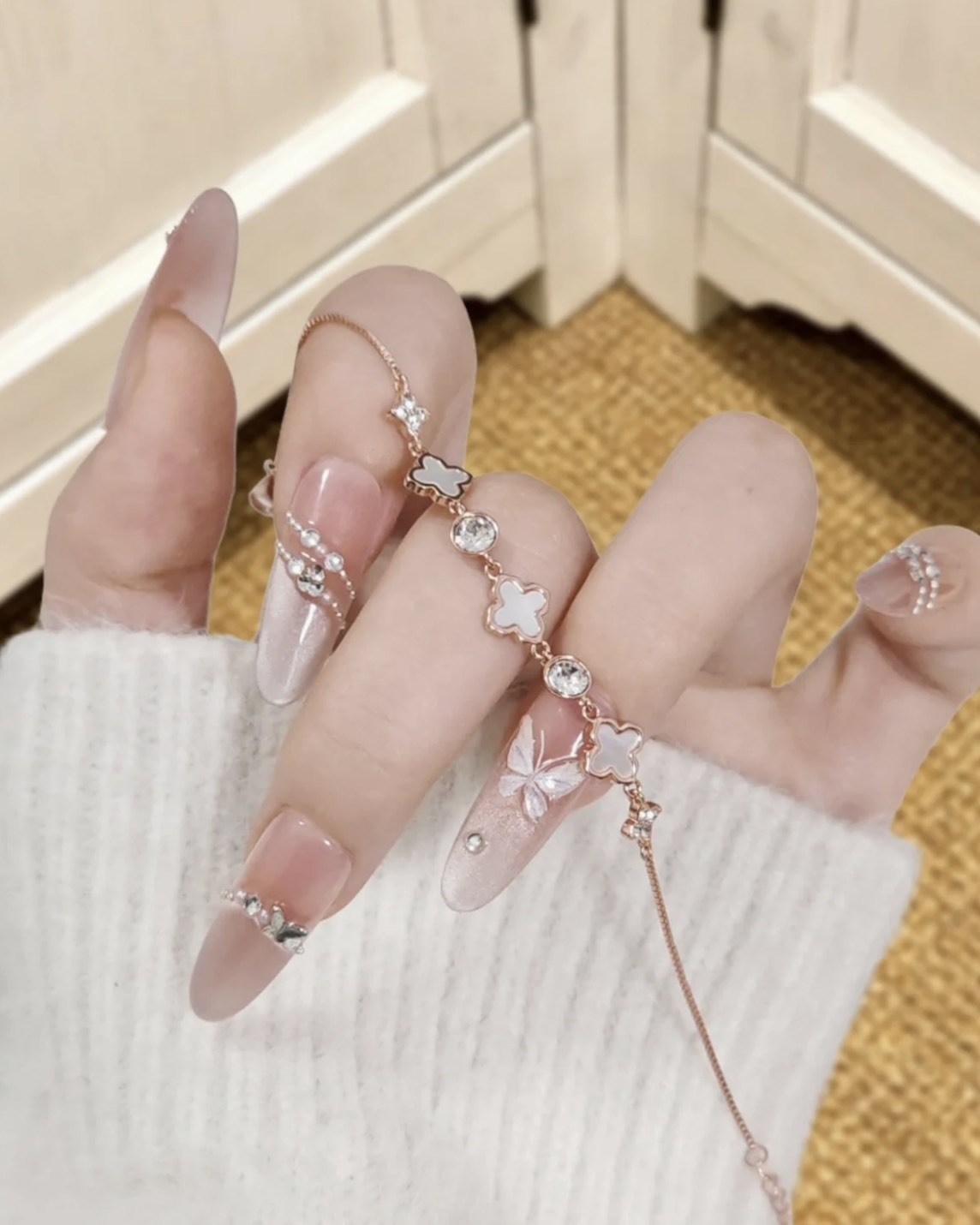 Liyi99 Swarovski 施華洛世奇水晶 四葉草 手鍊 五色