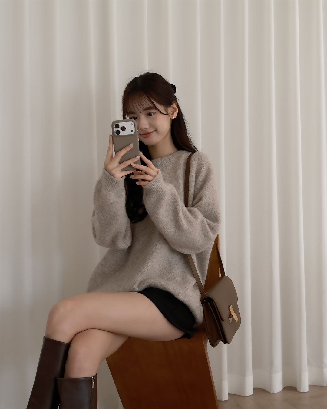 Lambwool厚磅寬鬆溫暖毛衣